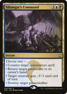 Silumgar's Command (DTK-232) - Dragons of Tarkir Foil