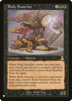 Body Snatcher (LIST-53/143) - The List