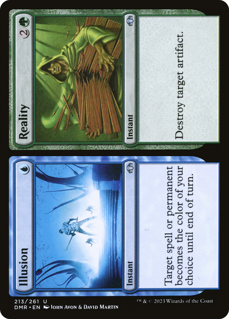 Illusion // Reality (DMR-213) - Dominaria Remastered
