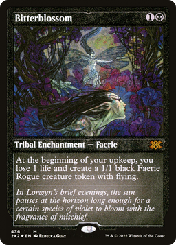 Bitterblossom (Foil Etched) (2X2-436) - Double Masters 2022 Foil