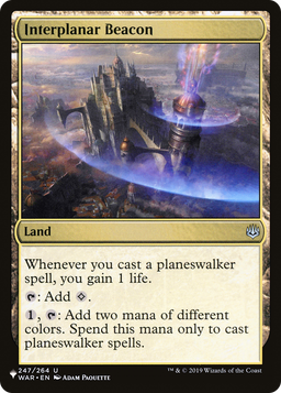 Interplanar Beacon (LIST-WAR-247) - The List
