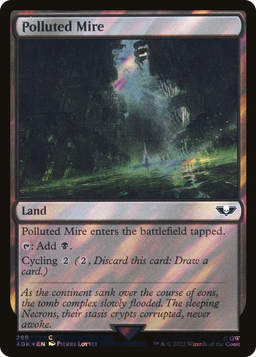 Polluted Mire (Surge Foil) (40K-288) - Warhammer 40,000 Commander Foil