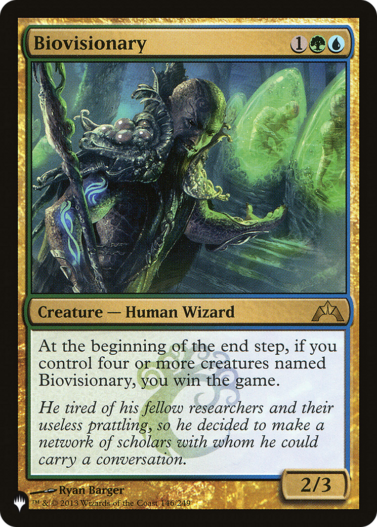 Biovisionary (LIST-146/249) - The List