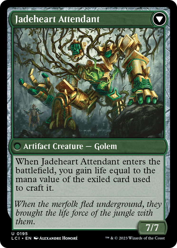 Jade Seedstones (LCI-195) - The Lost Caverns of Ixalan Foil