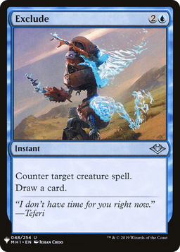 Exclude (LIST-MH1-48) - The List