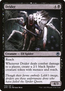 Drider (AFR-098) - Adventures in the Forgotten Realms Foil