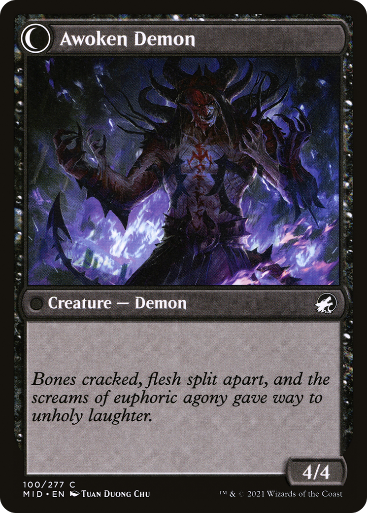 Ecstatic Awakener (MID-100) - Innistrad: Midnight Hunt: (Double Faced Transform)
