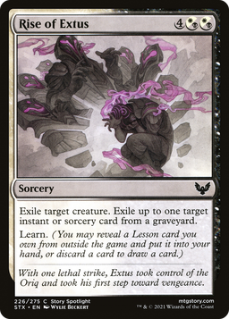 Rise of Extus (STX-226) - Strixhaven: School of Mages Foil