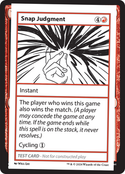 Snap Judgment (MB2PC-) - Mystery Booster 2