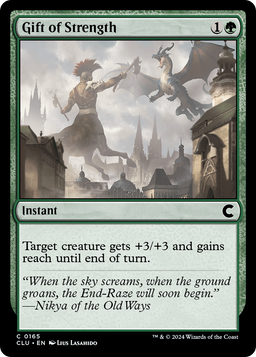 Gift of Strength (CLU-165) - Ravnica: Clue Edition