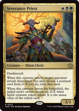 Severance Priest (TDM-222) - Tarkir: Dragonstorm Foil