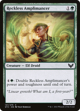 Reckless Amplimancer (STX-141) - Strixhaven: School of Mages