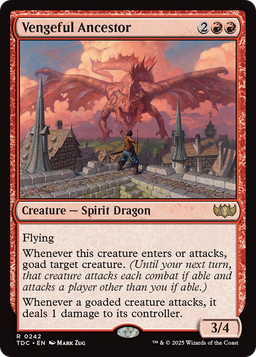 Vengeful Ancestor (TDC-242) - Commander: Tarkir: Dragonstorm