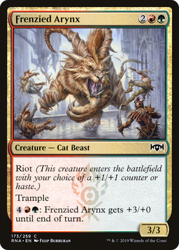 Frenzied Arynx (RNA-173) - Ravnica Allegiance Foil
