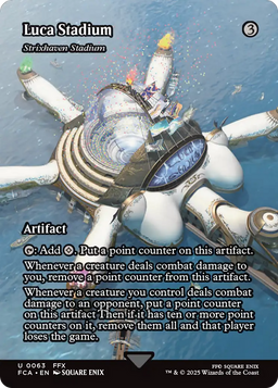 Luka Stadium - Strixhaven Stadium (Showcase) (Misprint) (FCA-063) - FINAL FANTASY: Through the Ages / Luca Stadium (Borderless) Foil