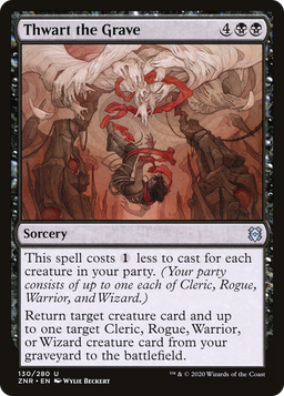 Thwart the Grave (ZNR-130) - Zendikar Rising Foil