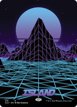 Island (416) (SLD-416) - Secret Lair Drop (Borderless) Foil
