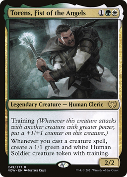 Torens, Fist of the Angels (VOW-249) - Innistrad: Crimson Vow Foil