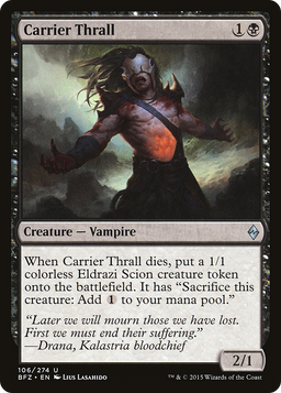 Carrier Thrall (BFZ-106) - Battle for Zendikar
