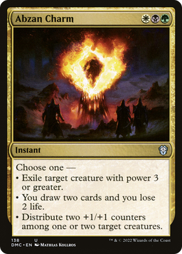Abzan Charm (DMC-138) - Dominaria United Commander