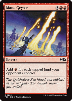 Mana Geyser (TDC-223) - Commander: Tarkir: Dragonstorm