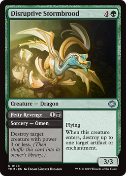 Disruptive Stormbrood (TDM-178) - Tarkir: Dragonstorm Foil