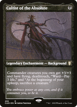 Cultist of the Absolute (CLB-495) - Commander Legends: Battle for Baldur's Gate Etched Foil