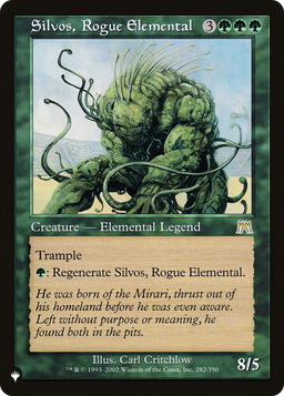 Silvos, Rogue Elemental (LIST-282/350) - The List