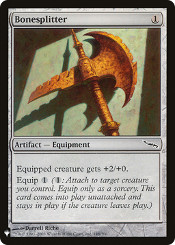 Bonesplitter (LIST-MRD-146) - The List