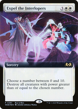 Expel the Interlopers (BABP-381) - Wilds of Eldraine: (Extended Art) Foil