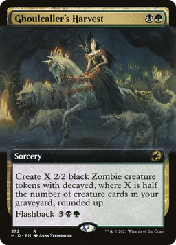 Ghoulcaller's Harvest (Extended Art) (MID-372) - Innistrad: Midnight Hunt: (Extended Art) Foil