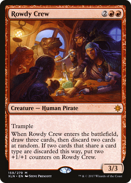 Rowdy Crew (XLN-159) - Ixalan Foil