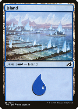 Island (265) (IKO-265) - Ikoria: Lair of Behemoths Foil