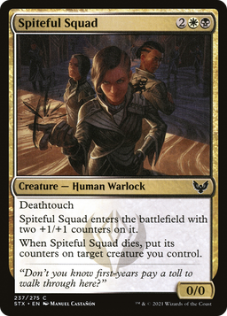 Spiteful Squad (STX-237) - Strixhaven: School of Mages Foil