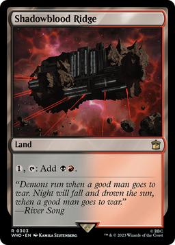 Shadowblood Ridge (WHO-303) - Doctor Who
