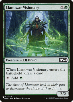 Llanowar Visionary (LIST-193/274) - The List