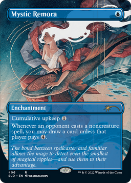 Mystic Remora (Borderless) (SLD-406) - Secret Lair Drop Foil