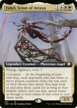 Ixhel, Scion of Atraxa (Extended Art) (ONC-037) - Phyrexia: All Will Be One Commander: (Extended Art)