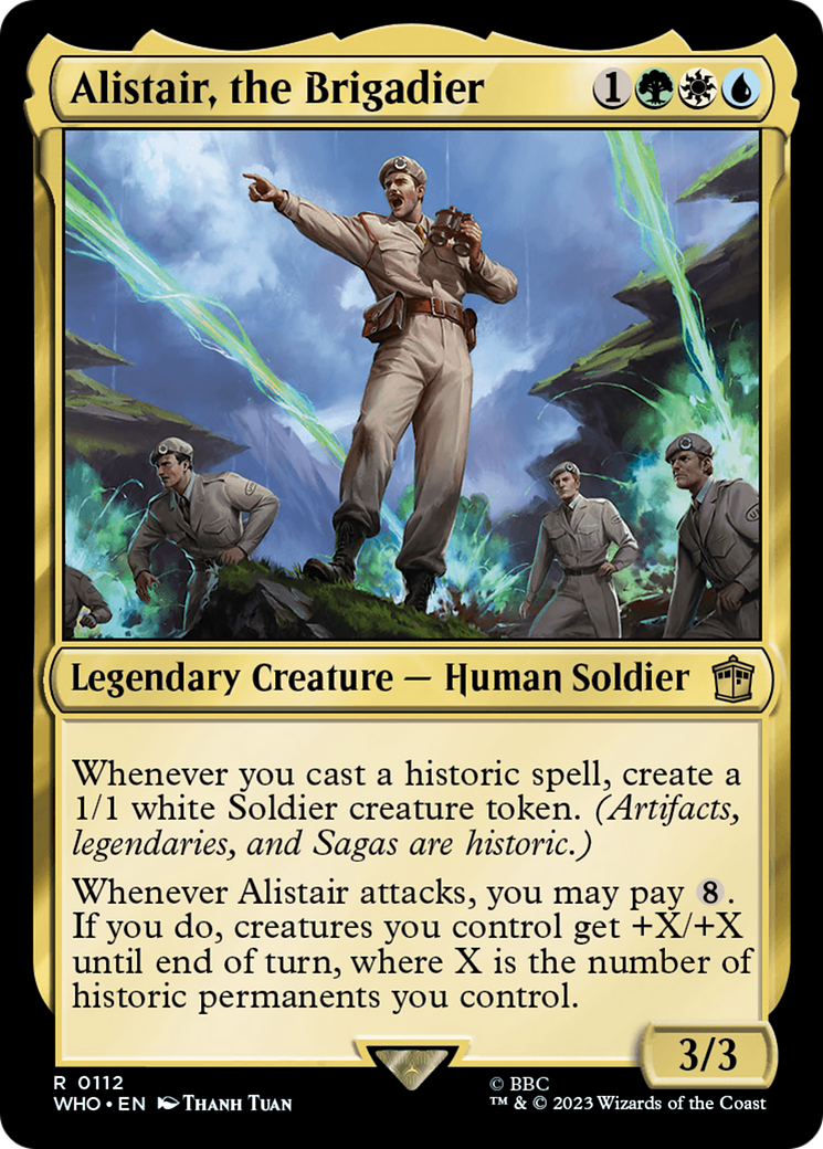 Alistair, the Brigadier (WHO-112) - Doctor Who