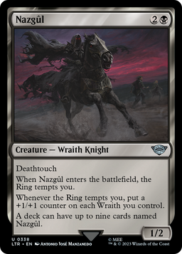 Nazgul (0338) (LTR-338) - The Lord of the Rings: Tales of Middle-earth Foil