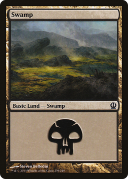 Swamp (239) (THS-239) - Theros Foil
