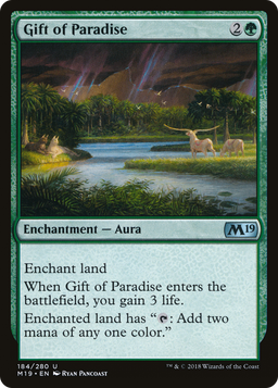 Gift of Paradise (M19-184) - Core Set 2019 Foil