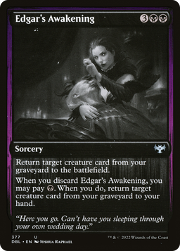 Edgar's Awakening (DBL-377) - Innistrad: Double Feature Foil