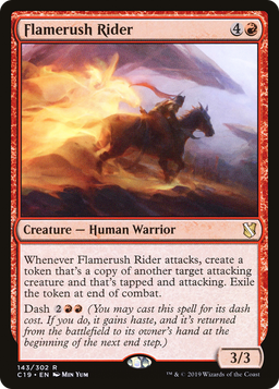 Flamerush Rider (C19-143) - Commander 2019