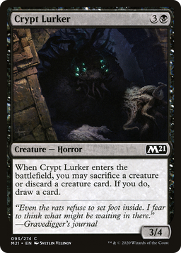 Crypt Lurker (M21-093) - Core Set 2021 Foil