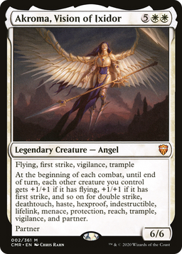 Akroma, Vision of Ixidor (CMR-002) - Commander Legends Foil