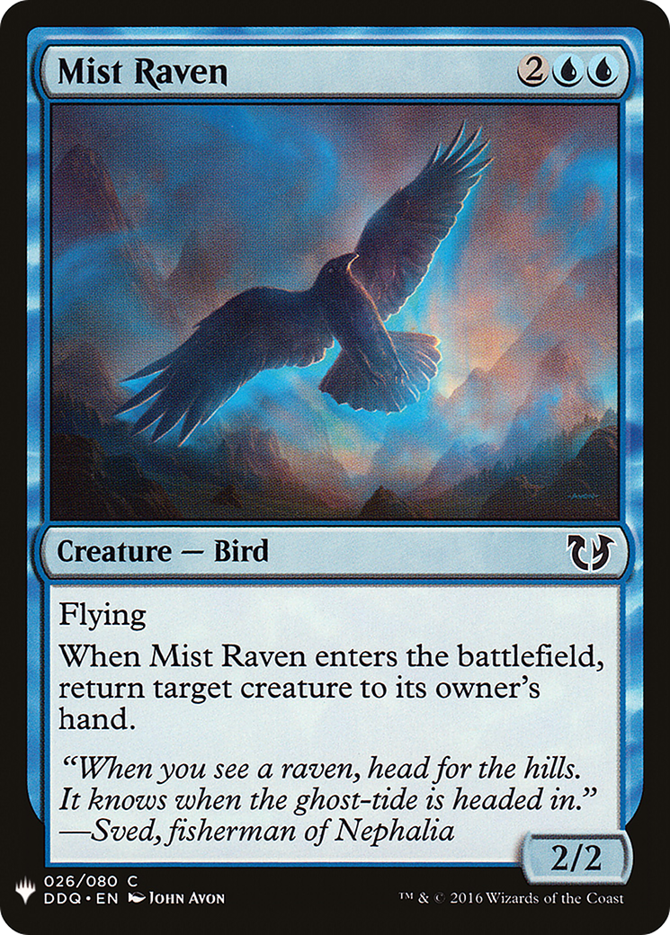 Mist Raven (LIST-026) - The List
