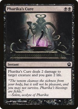 Pharika's Cure (THS-100) - Theros Foil
