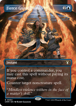 Fierce Guardianship (Borderless) (CMM-694) - Commander Masters Foil