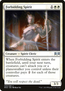 Forbidding Spirit (RNA-009) - Ravnica Allegiance Foil